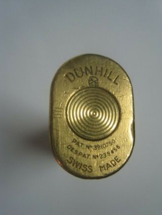 Rare Vintage Dunhill Solid 18K Gold ???? Cigarette Lighter 2