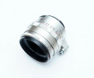 Carl Zeiss Jena Biotar 58mm F2 1Q chrome - preset - - Exakta vintage lens 3