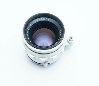 Carl Zeiss Jena Biotar 58mm F2 1Q chrome - preset - - Exakta vintage lens 4