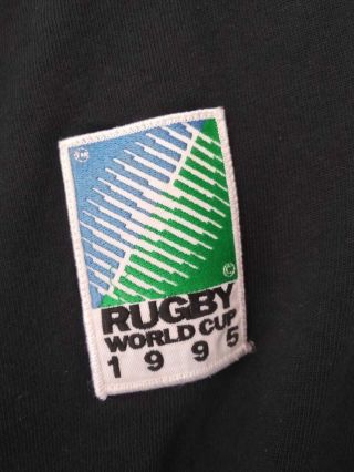 Vintage Canterbury Of Zealand Rugby Union All Blacks World cup 1995 t - shirt 3