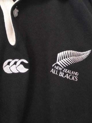 Vintage Canterbury Of Zealand Rugby Union All Blacks World cup 1995 t - shirt 6