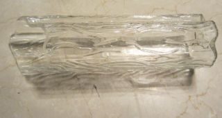 9 Vintage Murano Venini Tronchi Clear Glass Chandelier 10” Replacement Cylinder