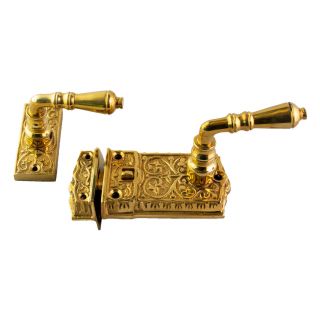 Victorian Screen Door Latch Lock Hardware For Restoration Vintage Cast Brass