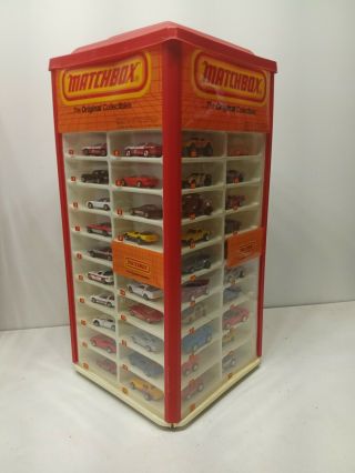 RARE Matchbox Store Display Case rotary vintage spinning Hot Wheels Ertl Corgi 1 10