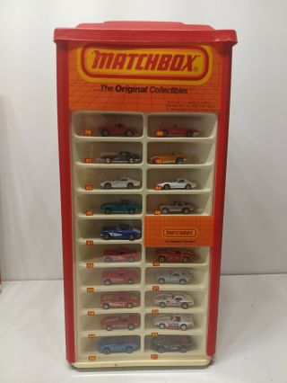 RARE Matchbox Store Display Case rotary vintage spinning Hot Wheels Ertl Corgi 1 3
