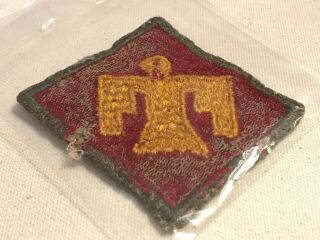 Wwii Us Army 45th Infantry Division Patch - Ce,  Fe,  Greenback