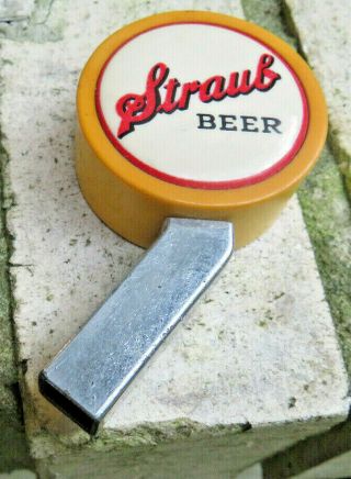 Vintage Straub Beer Kooler - Keg Tap Handle Knob Straub Brewery St.  Marys Pa