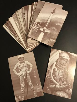 Exhibit Supply Co.  Vintage Space And Aeronautics Complete Set Of 32 Cards Rare