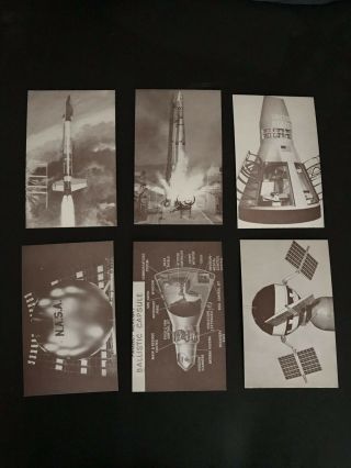 Exhibit SUPPLY Co.  VINTAGE Space and Aeronautics COMPLETE SET of 32 Cards RARE 2