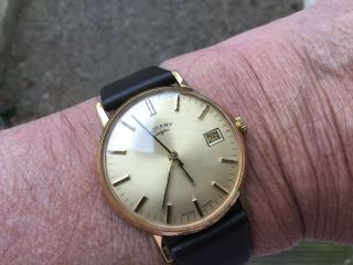 Vintage Mans Rotary Gold Watch 2