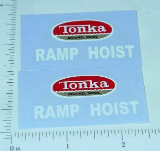 Tonka Ramp Hoist Rollback Truck Stickers Tk - 009