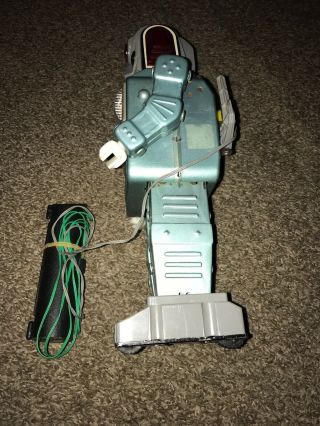 OLD VINTAGE JAPAN HORIKAWA TIN TOY SPACE ROBOT BATTERY OPERATED 5
