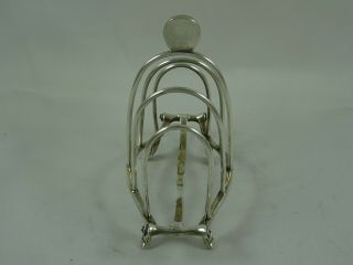 SMART solid silver TOAST RACK,  1929,  100gm 2