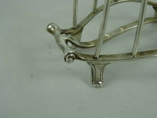 SMART solid silver TOAST RACK,  1929,  100gm 3