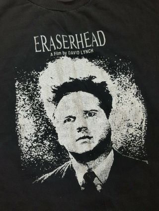 Vintage Eraserhead Movie Promo Shirt Size XL Horror David Lynch Single Stitch 2