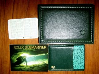 Rolex 1997 Vintage Submariner Box,  Booklets and Anchor w/Chain 2