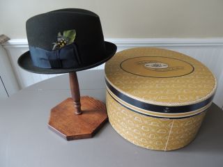 Vintage Royal Stetson Fedora 7 1/8 In Centennial Hat Box