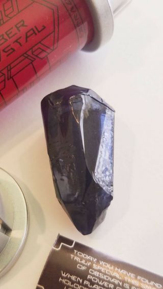 Star Wars Galaxy’s Edge Black Obsidian Kyber Crystal - Rare - Found Opening Day 3