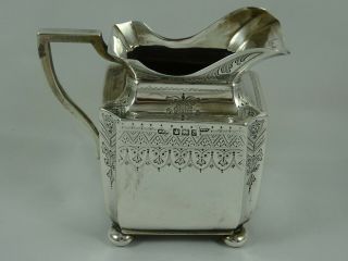 Pretty Victorian Silver Milk Jug,  1892,  174gm - Walker & Hall
