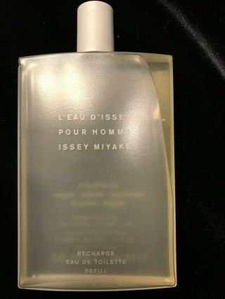 VINTAGE L ' EAU D ' ISSEY POUR HOMME ISSEY MIYAKE 2.  5oz and mini pocket sprayer 3