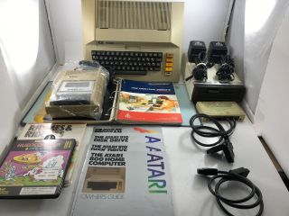 Vintage Atari 800 Computer/atari 410/atari 1050/printer Interface (100)