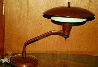 Vintage Retro Flying Saucer Desk Table Lamp