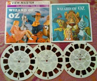 Wizard Of Oz View - Master Reels 3pk In Packet With Book.