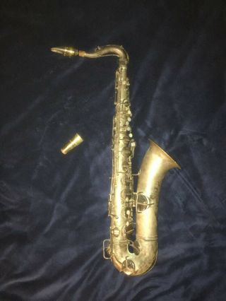 Vintage Conn Wonder Tenor Saxophone With Vintage Coast French Mouthpiece