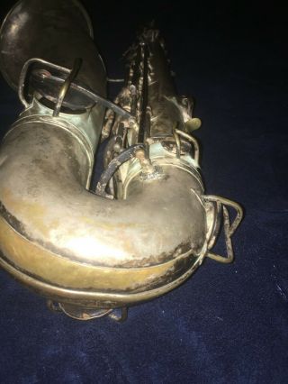 Vintage Conn Wonder Tenor Saxophone with Vintage Coast French Mouthpiece 3