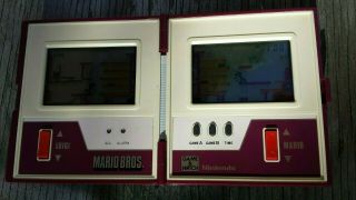 Vintage 1983 Nintendo Mario Bros Game And Watch Multi Screen