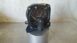 Vintage Sun Electric 3500 Rpm Tachometer Model No.  D1 - E Chicago - 31 - I 