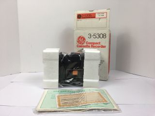 Vtg Ge 3 - 5308 Compact Cassette Player
