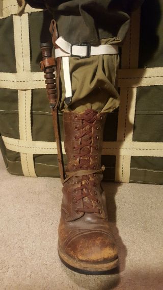 Ww2 Paratrooper Leg Strap/m3 Knife/gi Cot Straps With Hardware