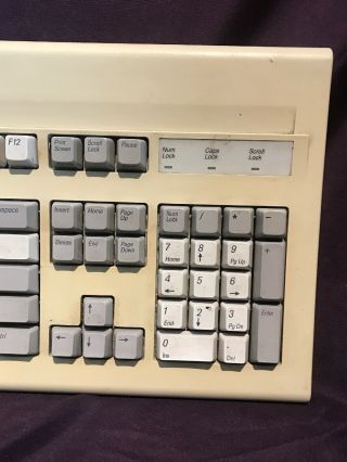 Vintage Silicon Graphics SGI AT101 Clicky Keyboard 9500829 BIGFOOT UPT8 5
