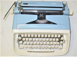 Vintage Royal Safari Portable Typewriter Mid Century Modern &