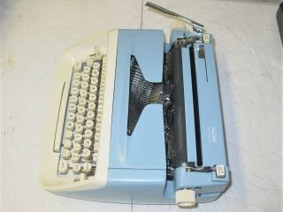 Vintage Royal Safari Portable Typewriter Mid Century Modern & 8