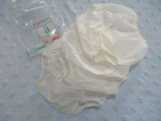 Helena Vintage EX.  Large Plastic Baby Pants 3 Pair set of Baby Rubbers 3