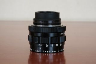 Ultra Rare Enlarging Lens El Nikkor 68mm 3.  5