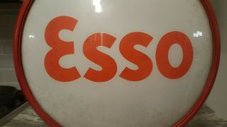 Vintage Esso Gas Pump Globe