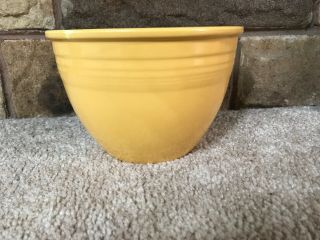Vintage Fiesta Ware Yellow 2 Nesting Mixing Bowl 5 3/4 " Interior Rings