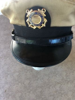 Ww2 Us Coast Guard Visor Hat