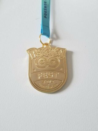 POKEMON GO FEST CHICAGO 2019 RARE EXCLUSIVE PvP PRIZE MEDAL 2