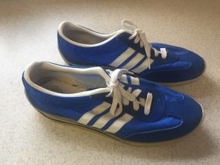 Vintage Sneakers Tennis Shoes Mens 8.  5 70s 80s Blue Made In Usa - Rare