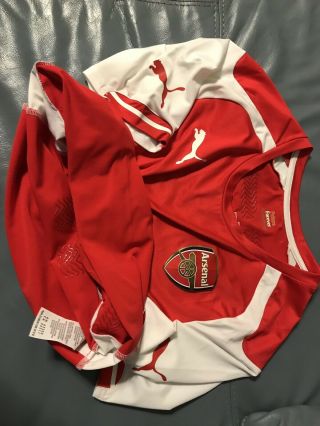 Arsenal Match Worn Shirt Ozil Mesut Unwashed in Game by Player Signed Very Rare 10