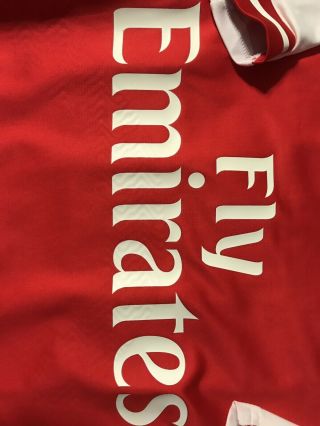 Arsenal Match Worn Shirt Ozil Mesut Unwashed in Game by Player Signed Very Rare 7