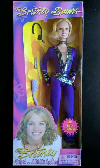 Ultra Rare Britney Spears Doll Purple Jumpsuit NIB 4