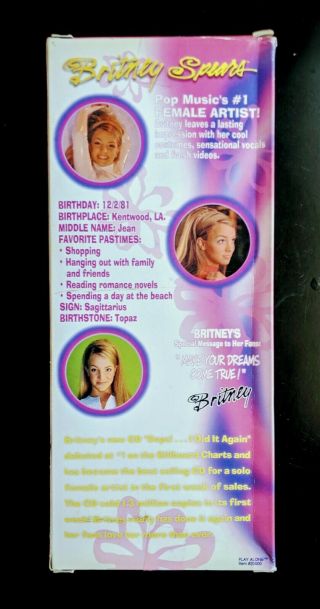 Ultra Rare Britney Spears Doll Purple Jumpsuit NIB 5