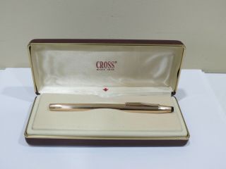 Vintage Cross 14k Gold Filled Fountain Pen 14k Gold Nib " M ",