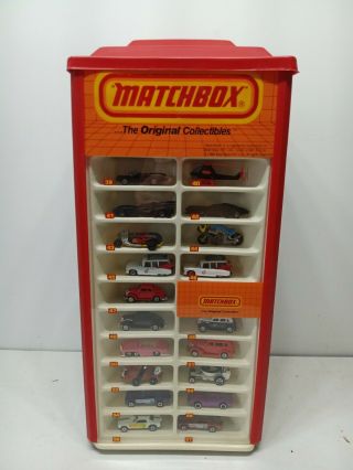 RARE Matchbox Store Display Case rotary vintage spinning Hot Wheels Ertl Corgi 2 2