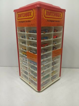 RARE Matchbox Store Display Case rotary vintage spinning Hot Wheels Ertl Corgi 2 8